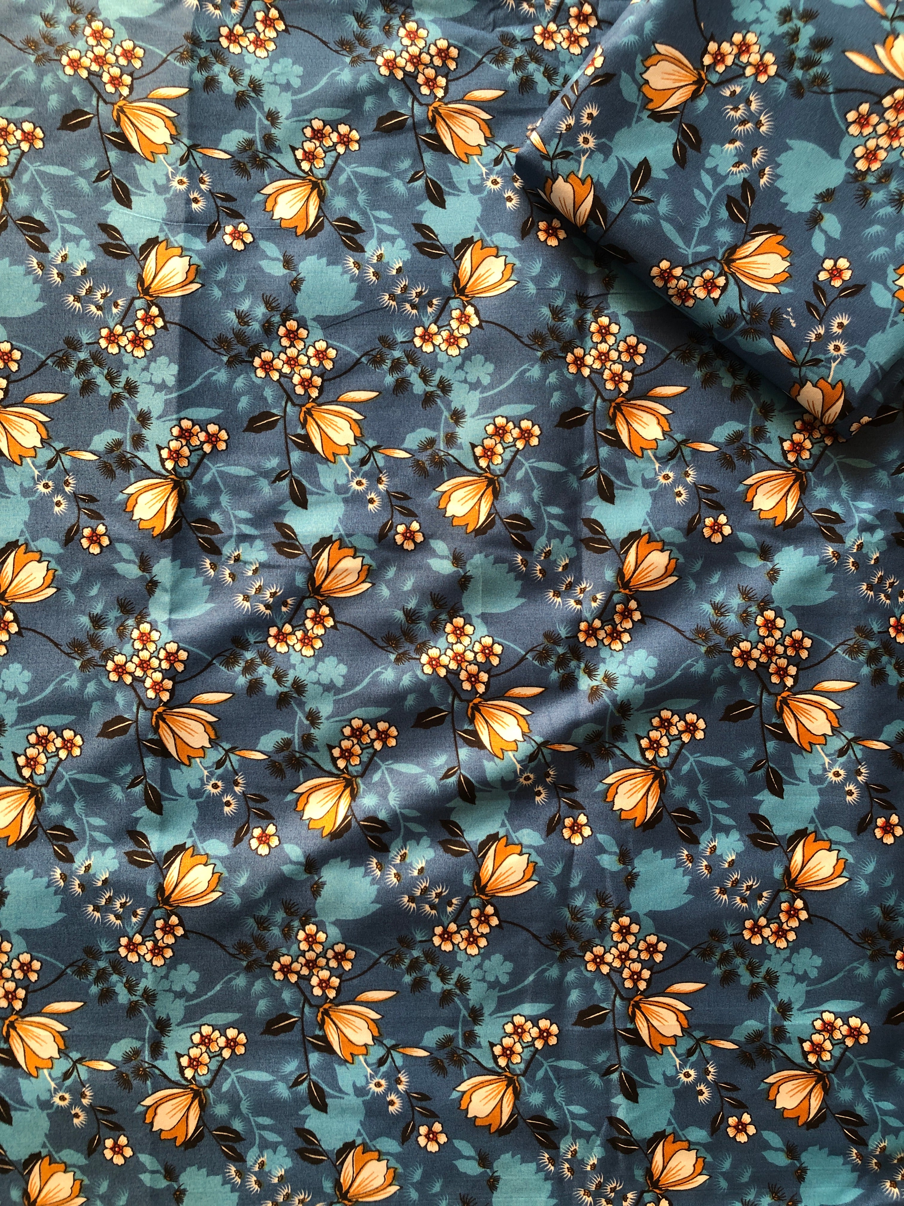 2 Piece Unstitched – Polo Cotton Printed 12 (Get Any 1 Free🎁)